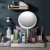 Factory Handheld Vintage Folding Storage Beauty Makeup Mirror with LED