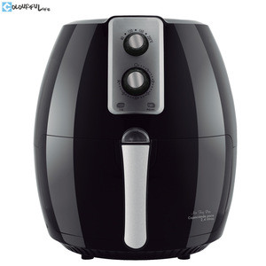 Factory high quality black air fryer supply Electric Deep Fryers