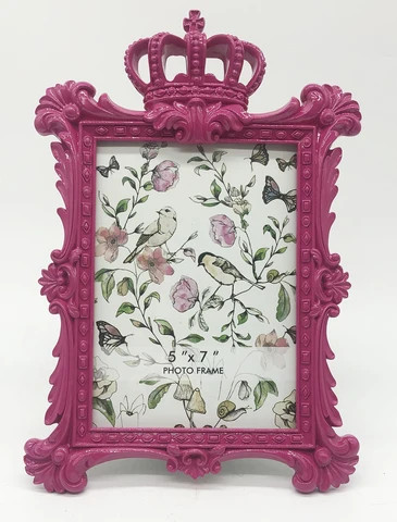 Factory Offer Vintage Ornate Textured Hand Crafted Resin Picture Frame