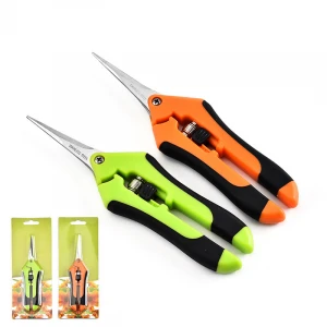 Factory price garden Pruning Shears garden scissors With Safety Lock Small Trimming Grape Scissors