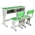 Import Factory price hot sale cheap school furniture student desk and chair  children double set kids plastic study table from China