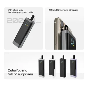 Factory Price New 45W Portable Power Station Super Fast Charging 20000mAh Power Bank with Cable Portable for Smartphone