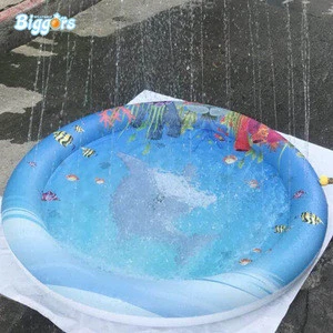 Factory Sale Summer Kids Toy Leisure Pad Inflatable Water Spray Sprinkle Splash Play Mat For Toddler