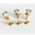 Import Factory Supply 4mm-12mm Non-Plating Solid Brass double cap rivet for leather from China