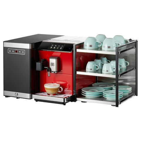 Factory Wholesale Desktop Electric Bean to Cup Espresso Coffee Machine Household Automatic Coffee Machines