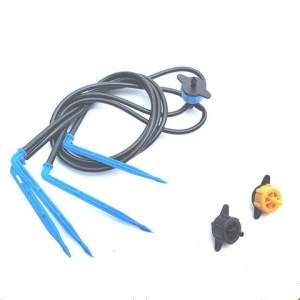 Factory Wholesale Drip irrigation system 1/2/4 Branches Drip Arrow with 50cm micro tube and PC Dripper