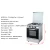 Import Factory wholesale standing gas cooker with oven cocinas de gas con horno oven with 4 burner in ranges four cuisinere from China
