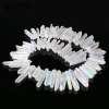 Fashion AB color DIY accessories vintage jewelry austrian healing stone aura quartz loose bead necklace jewelry crystal point