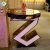 Import Fashion Hotel KTV Furniture High Top Bar Tables Tall Bar Table With Z Shape Legs from China