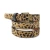 Import Fashion leopard print genuine leather belt for woman from China