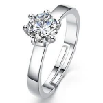 Fashion Silver Bridal Jewelry Sets For Women Accessory Cubic Zircon Necklace Rings Stud Earrings Jewelry Set Gift