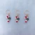 Import Fashion white and red Santa Claus Crutch design Hair Ring Jewelry  for Christmas Braid Hair from China