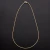 Import fashion women men jewelry custom brass copper rope chain high quality long chain 14k 18k gold  necklace from China