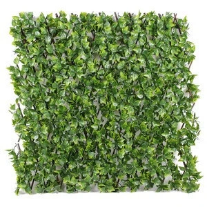 Faux Laurel Hedge Greenery Leaves Fence Privacy Screen artificial leaf fence for Indoor Outdoor Wall Decoration