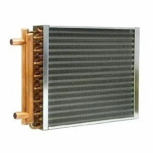 finned tube heat exchanger air heater for heating pump