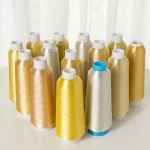First-Grade Quality Small MOQ Acceptable Pure Gold Pure Silver Embroidery Machines Computerized Metallic Yarn Embroidery Threads