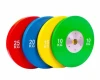 Fitness Competition Bumper Plates Weight Lifting Barbell Color Rubber Bumper Plate