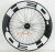 Import Fix gear bike wheel set 60 / 88mm carbon fiber bicycle rim 700C * 23 / 25 open tube tire track racing wheel from China