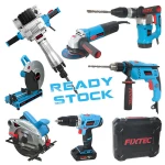 FIXTEC Air Tools 16mm Adjustable Exhaust Air stapler Nailer Gun
