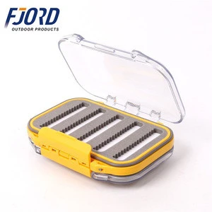 FJORD Storage and Waterproof Fly Fishing Lure Bait Hook Case with ABS Plastic Foam Fishing tackle box