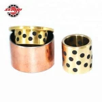 Flanged Oilite Bushing Sliding Bearing Graphite Bronze Bush Brass Bearing