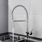 Flexible stainless bathroom sink mixer pull out kitchen mixer  sink faucet