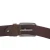 FM Brand 100% Black Cowhide Genuine Leather Belts For Man Pin Buckle Belt