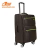 Foldable polyester brown 600d travel trolley bags luggages