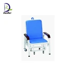 Foldable Powder Coated Steel Hospital waiting chair
