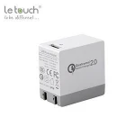 Foldable US plug mobile accessories phone home quick charge qc3.0 ul certified 2 amp usb wall charger