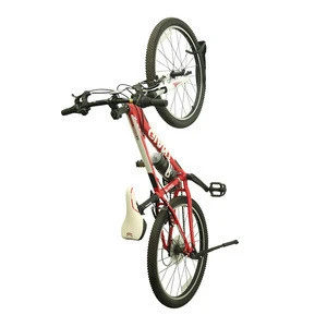 Foldable Wall Mounted Bike Rack with Hook Wave Garage Bike Rack
