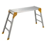 Foldable Work Platform Adjustable Step Ladders Used Mobile Work Platform