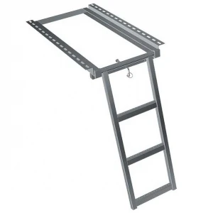 Folding step ladder for truck