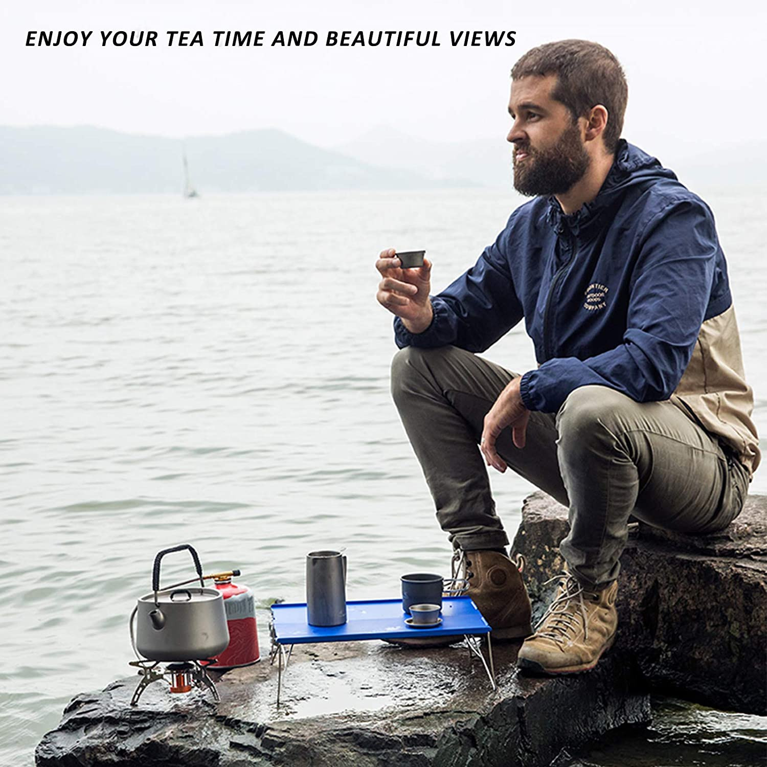 Buy Folding Table Camping Mini Table Folding Aluminum Alloy Compact ...