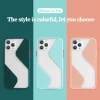 For Apple 11 new phone case splicing iphone11pro collision color simple 11 pro max soft shell grinding non-slip men and women