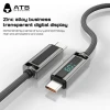For iphone 15 Charger Fast Charging Led Display Usb Cable Mobile Phone 100w Fast Charging Data Cable Type C