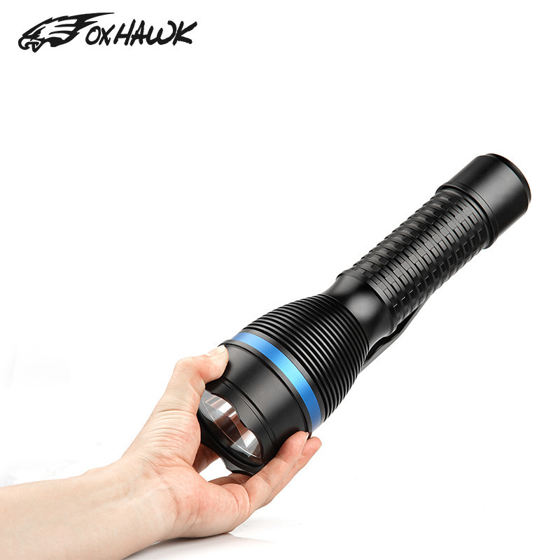 Buy Foxhawk 6000 Lumens Lamp Long Beam 1km Torch Handheld Search Light ...