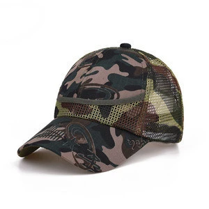 Free Shipping by DHL/FEDEX Outdoor Camouflage children Mesh Cap