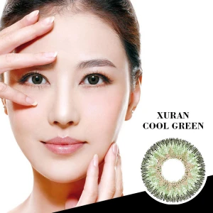 Free shipping Wholesale China Cheap Yearly Eye Contact Lenses  3 Tone Circle Color Contact Soft Lenses