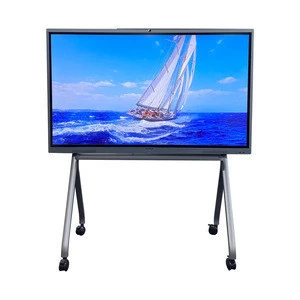 From 65inch to 98inch Dual system  smart whiteboard Infrared induction touch conference whiteboard