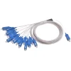 FTTH fiber network equipment 1*16steel tube  PLC splitter SC-UPC blue