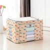 Full Color Washable Household Hot Sale Rectangular Portable Underbed Cube Clothes Fabric Organiser Storage Box