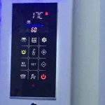 Full LCD Display Touch Screen Induction Speaker Waterproof FM Radio Shower Panel Controller for Shower Room Cabin Accessories