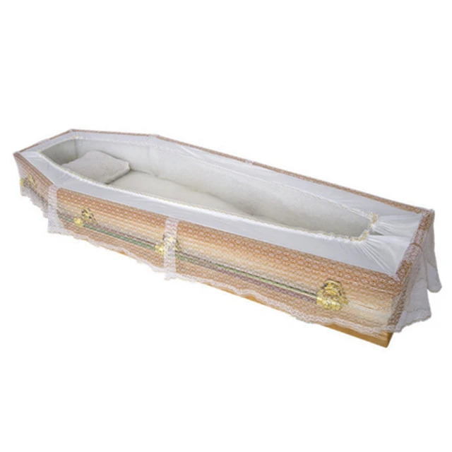 Funeral supplies plastic casket corner metal coffin accessories handle matt gloss wooden