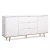Import Furniture White Wooden Chest of Drawer Side Cabinet with Three Doors Cabinet from China