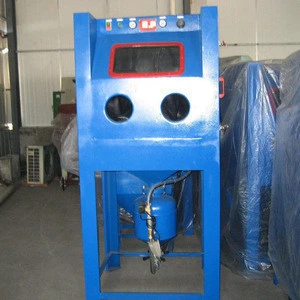Fused Alumina Wet Sandblasting Cabinet and equipment for cleaning turbos