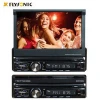 (FY8006) Single din car DVD player with retractable 7&quot; TFT touch screen