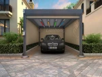 garden garage carport aluminum automatic sense shut ceiling carport carbarn