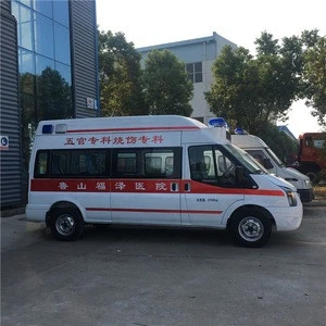 Gasoline V348 long shaft high-top monitoring type 120 ambulance price