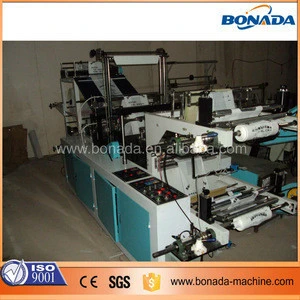 GBDR-500/600/800 Computer Control High-speed Vest/Flat Rolling Bag Making Machine(Double Lanes)